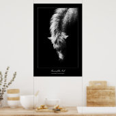 Kunstcurve van de nek, galerijstijl poster (Keuken)