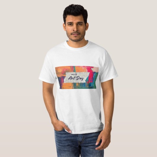 Kunstdag T-shirt (Voorkant volledig)