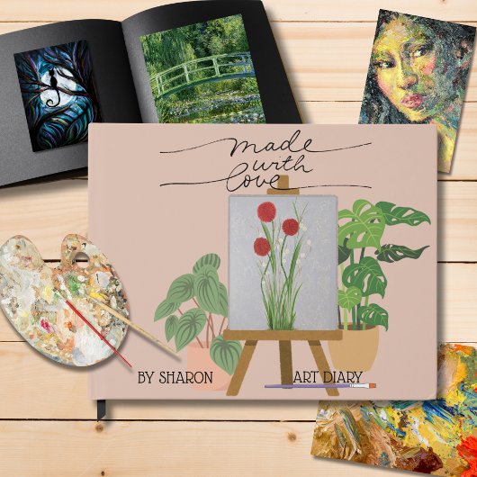 KUNSTDAGBOEK IN A GASTENBOEK