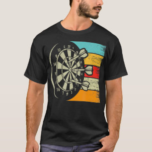 kunstdartboard Bullseye Arrow Dart Lovers T-shirt
