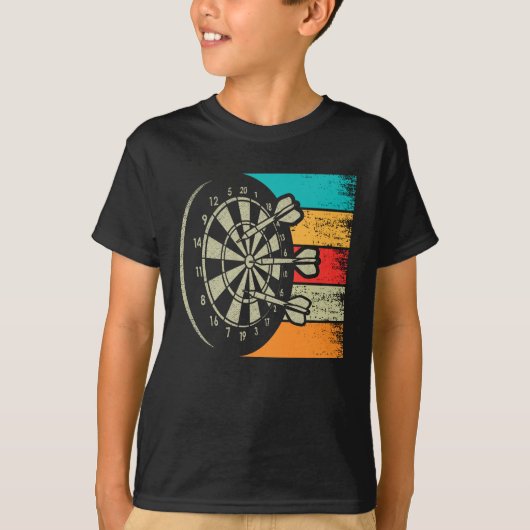 kunstdartboard Bullseye Arrow Dart Lovers T-shirt (Voorkant)