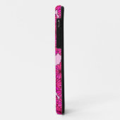 Kunstdebloem - magenta op roze Case-Mate iPhone case (Achterkant/links)