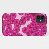 Kunstdebloem - magenta op roze Case-Mate iPhone case (Achterkant (horizontaal))