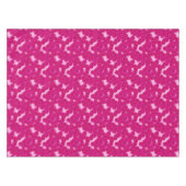 Kunstdebloem - magenta op roze tafelkleed (Voorkant (Horizontaal))