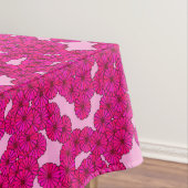 Kunstdebloem - magenta op roze tafelkleed (Voorbeeld)
