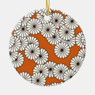 Kunstdebloem - roestroom keramisch ornament