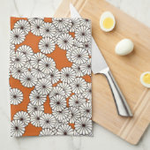 Kunstdebloem - roestroom theedoek (Quarter Fold)