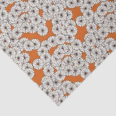 Kunstdebloem - roestroom tissuepapier (Detail)