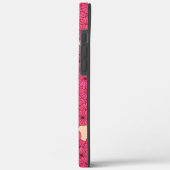 Kunstdebloem - roze en perzik Case-Mate iPhone case (Achterkant / Links)