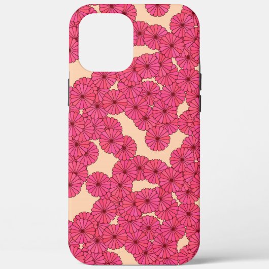 Kunstdebloem - roze en perzik Case-Mate iPhone case (Achterkant)