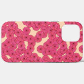 Kunstdebloem - roze en perzik Case-Mate iPhone case (Achterkant (horizontaal))