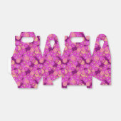 Kunstdebloem - schoppen van violet, koraal bedankdoosjes (Uitgevouwen)