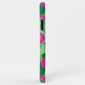Kunstdebloem - tinten groen, fuchsie Case-Mate iPhone case (Achterkant/rechts)