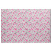 Kunstdebloem - wit op roze stof (Yard (91,4 cm))