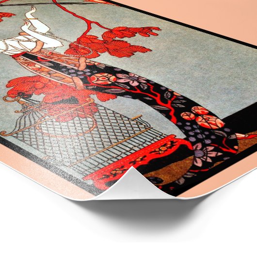 Kunstdeco-afdrukken herstellen foto afdruk (Hoek)