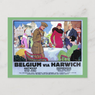 kunstdeco België reizen en reizen in de jaren 20 Briefkaart