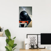  kunstdeco Black-stoamlocomotief Poster (Thuiskantoor)