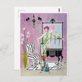 Kunstdeco-Briefkaart—Oorspronkelijk schilderen Briefkaart (Voorkant / Achterkant)