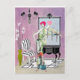 Kunstdeco-Briefkaart—Oorspronkelijk schilderen Briefkaart