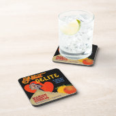 Kunstdeco El-West Delite Florida Citrus Fruit uit  Bier Onderzetter (Rechterzijde)
