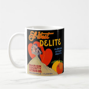 Kunstdeco El-West Delite Florida Citrus Fruit uit  Koffiemok