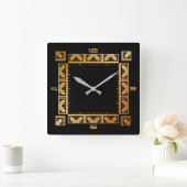 Kunstdeco elegant stijl vierkante klok (Huis)