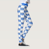 Kunstdeco-element in blauwe Leggings (Rechts)