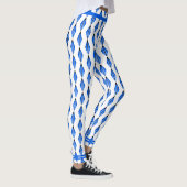 Kunstdeco-element in diepe blauwe Leggings (Rechts)