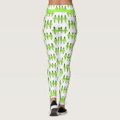 Kunstdeco-element in lichtgroene Leggings (Achterkant)