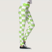Kunstdeco-element in lichtgroene Leggings (Rechts)