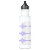 Kunstdeco-element in lila en paars waterfles (Links)