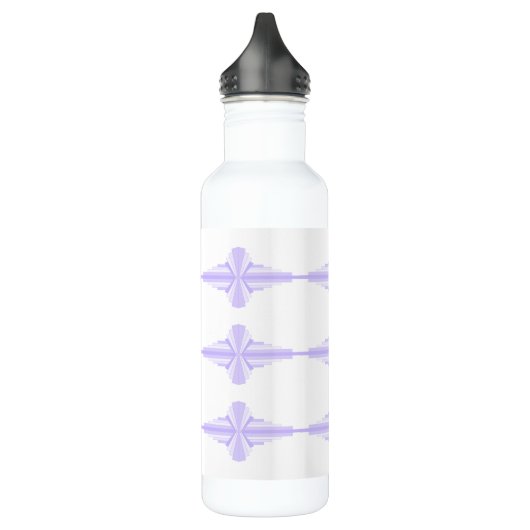 Kunstdeco-element in lila en paars waterfles  (Links)