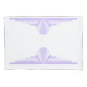 Kunstdeco-element in lila en paarse proefcase kussensloop (Voorkant)