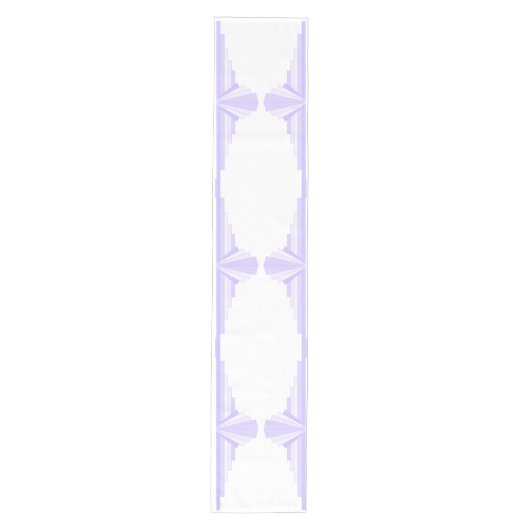 Kunstdeco-element in lila en paarse tabeluitvoerde medium tafelloper (Voorkant)