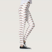 Kunstdeco-element in roos goud leggings (Rechts)