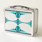 Kunstdeco-elementen in blauwgroen groen (Achterkant)