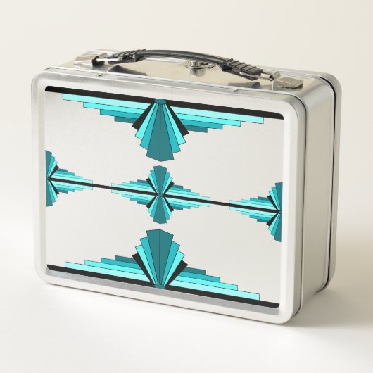 Kunstdeco-elementen in blauwgroen groen (Achterkant)