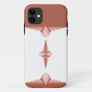 Kunstdeco-elementen in een roos goudpalet Case-Mate iPhone case