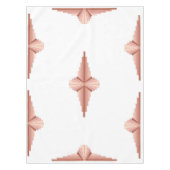 Kunstdeco-elementen in een roos goudpalet tafelkleed (Voorkant)