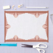 Kunstdeco-elementen in een roos goudpalet tissuepapier (Craft)