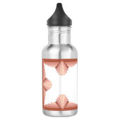 Kunstdeco-elementen in een roos goudpalet waterfles  (Links)