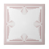 Kunstdeco-elementen in lichtbruin tegeltje (Voorkant)