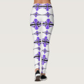 Kunstdeco-elementen in pastel-paarse leggings (Achterkant)
