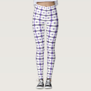 Kunstdeco-elementen in pastelpaars leggings