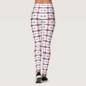 Kunstdeco-elementen in pastelroos leggings (Achterkant)