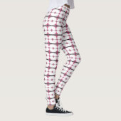 Kunstdeco-elementen in pastelroos leggings (Rechts)
