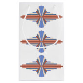 Kunstdeco-elementen in roos goud en blauw klein cadeauzakje (Achterkant)