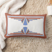 Kunstdeco-elementen in roos goud en blauw kussen (Deken)