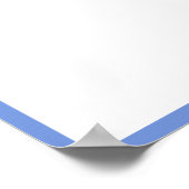 Kunstdeco-elementen in roos goud en blauw poster (Hoek)