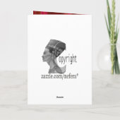 kunstdeco feestdagen kaart (Achterkant)